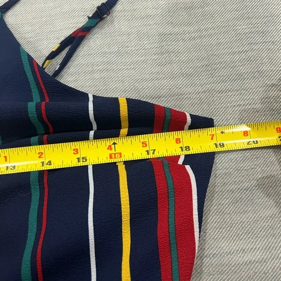 Wrangler Women’s Multicolor Striped Jumpsuit Size Large - Picture 4 of 6